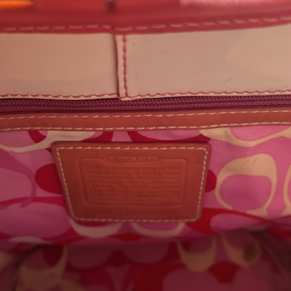 Vintage Coach Straw Bag - Picture 4 of 6